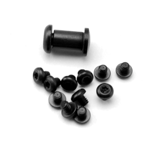 Black pivot assembly and all loose screws in their original source arrangement
